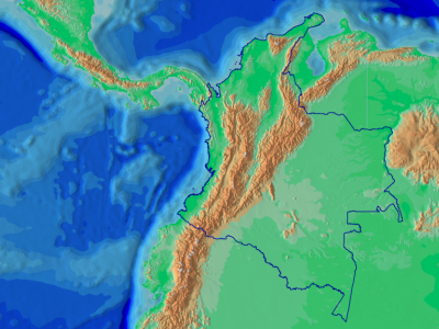 La Cordillera de los Andes en Colombia